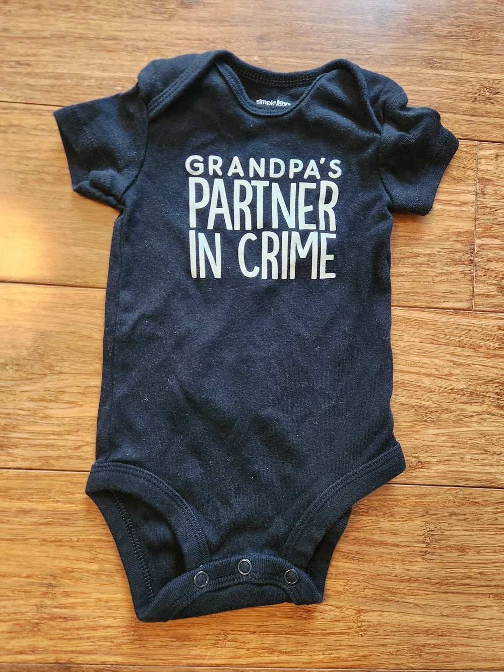 Set Of 4 Grandparent Grandma Grandpa Short Sleeve Onesies Baby Gift 0-18 Months